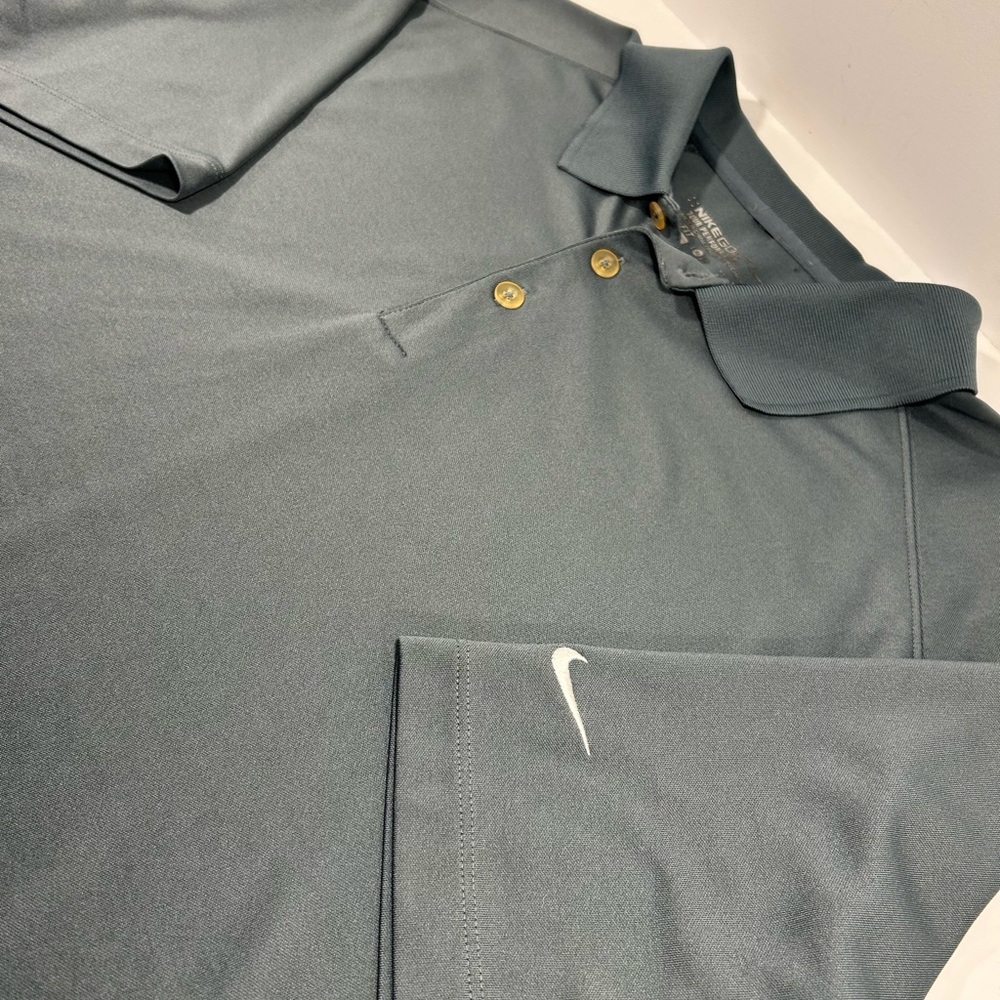 Nike Golf Tour Performance Dri-FIT Polo Shirt Men’s XL Blue Gray Short Sleeve
